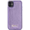 Guess GUHCN61PSFDGSU iPhone 11 / Xr 6.1 fioletowy/purple hardcase Sequin Script Metal